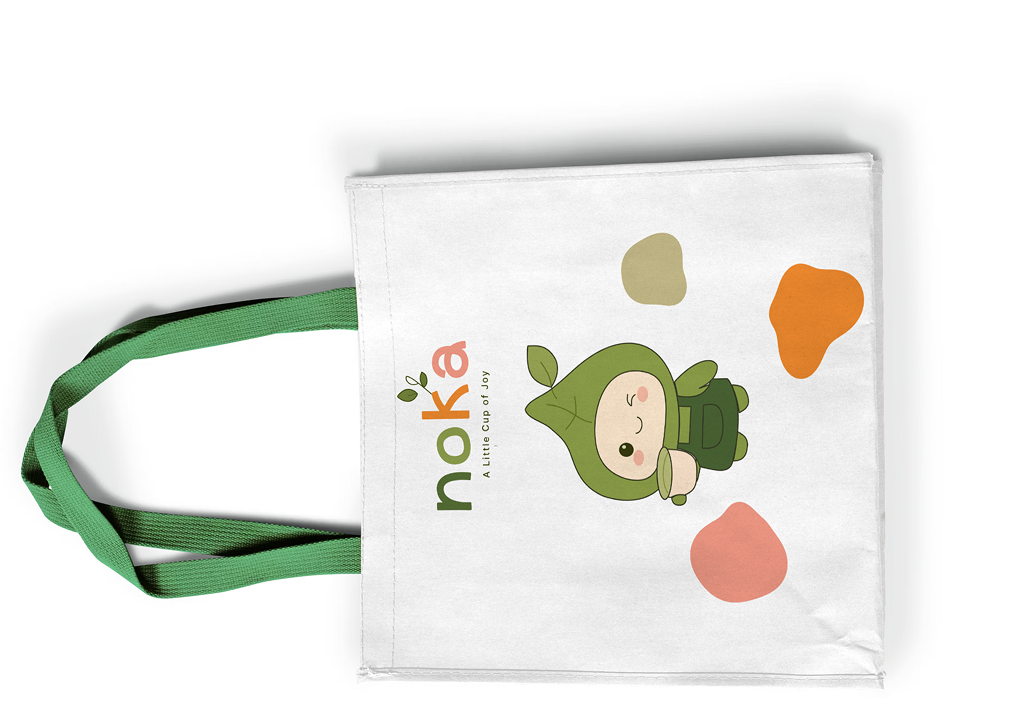 Noka tote bag mockup